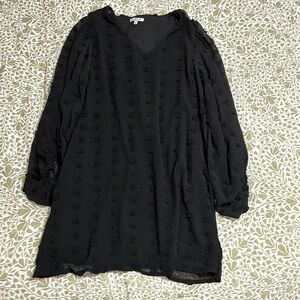 JODIFL Black Long Sleeve Dress
